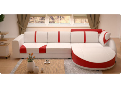 Eckcouch Eckgarnitur L-Form Sofa Ecksofa Dekorativ Garnitur Polster Couch