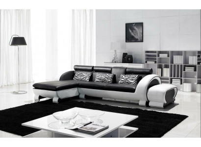 Eckcouch Lieder-Couch Wunnlandschaft L Form Deko Sofa Canapé Polster Sëtz Eck