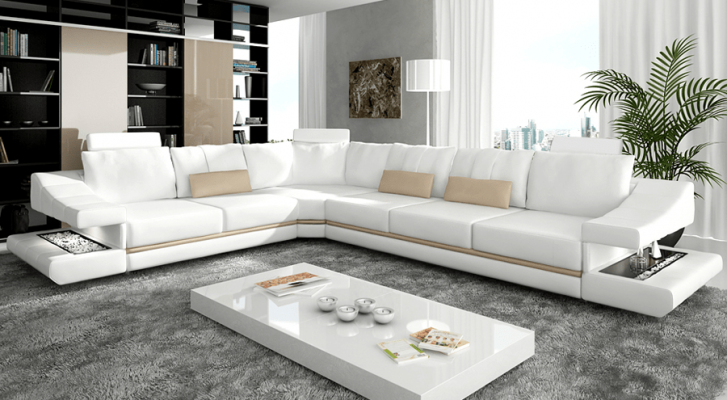 Liederdivan Eckdivan Canapé Designer Polster Eckgrupp Divan Canapéen Divanen