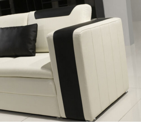 Designer Wunnzëmmer Eckkanapé Couch Polster Sëtz Eck Garnitur