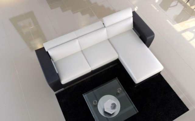 Eck-Canapé Eck-Garnitur L-Form Sofa Ecksofa Garnitur Polster Dekorativ Canapé