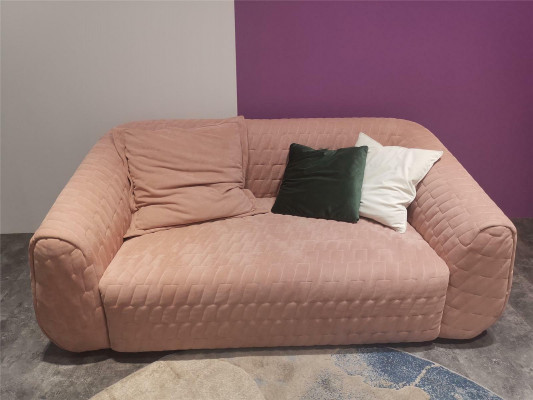 Luxus Textil Sofa Design Canapé Sofagarnitur 3+1+1 Sëtz Garnitur Wunnzëmmer nei