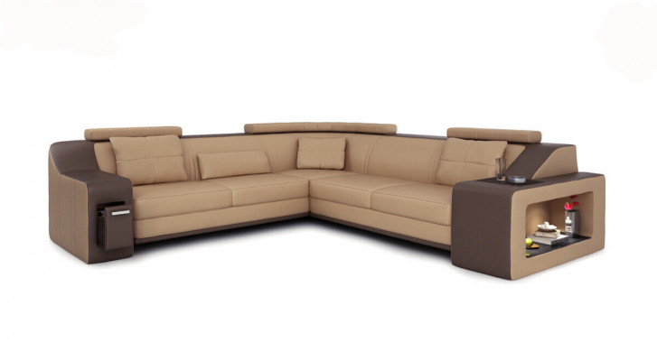 Eckcouch Sofa Polster Canapé Wunnlandschaft L Form Canapéen Sofae