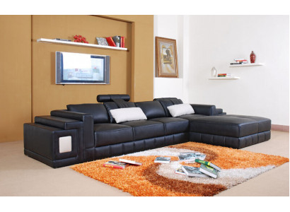 Eckcouch aus Lieder, Couch, Polster, Eck-Wunnlandschaft, Sëtz-Garnitur, L-Form.