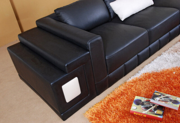 Eckcouch aus Lieder, Couch, Polster, Eck-Wunnlandschaft, Sëtz-Garnitur, L-Form.