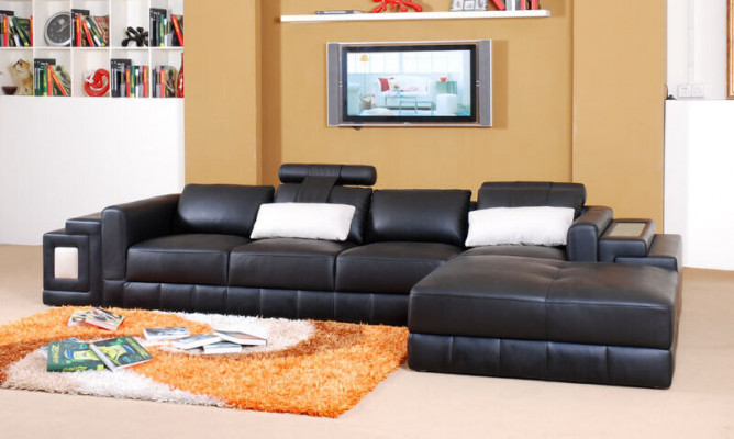 Eckcouch aus Lieder, Couch, Polster, Eck-Wunnlandschaft, Sëtz-Garnitur, L-Form.