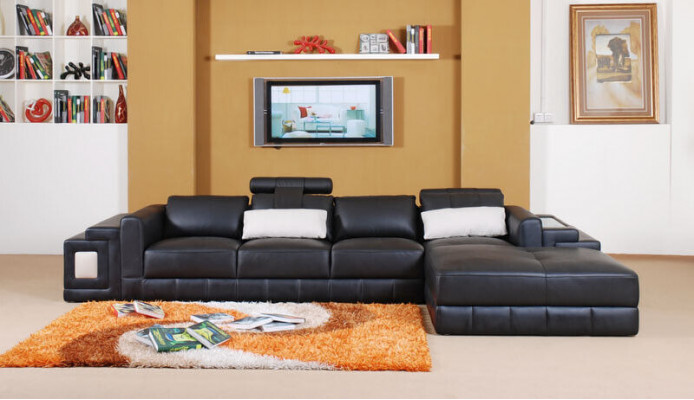 Eckcouch aus Lieder, Couch, Polster, Eck-Wunnlandschaft, Sëtz-Garnitur, L-Form.