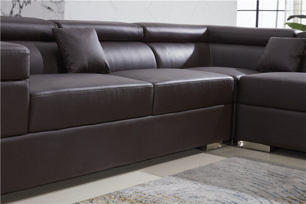 Modern Couch Eckgarnitur L-Form Polster Ecker Canapé Designer Sëtz Miwwelen