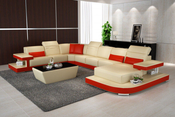 Wunnlandschaft Eckgarnitur Ecksofa Polster Garnitur Sofas Couchen nei