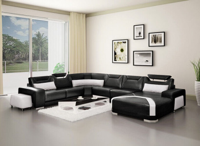 Wohnlandschaft U Form Sofa Eckgarnitur Eckcouch Ecksofa Couche Garnitur