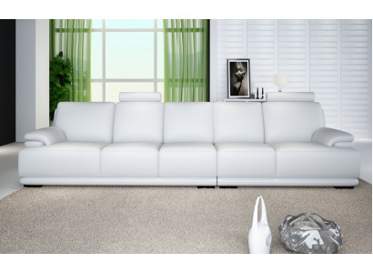Sofa Sofagarnitur Canapé Eck Canapé XXL grouss laang Sofa 6 Sëtzplazen Canapéen
