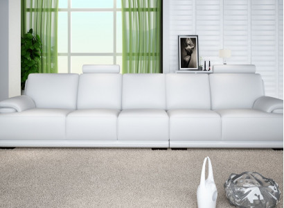Sofa Sofagarnitur Canapé Eck Canapé XXL grouss laang Sofa 6 Sëtzplazen Canapéen