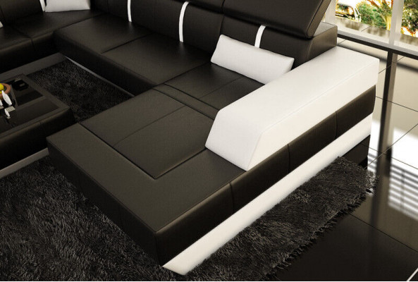 Sofa Wunnbausch Landschaft U Form Ecksofa Couch Garnitur Polster U Form