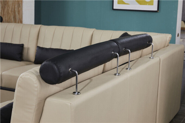 Lieder Modern Couch Wunnlandschaft Ledersofa Sofagarnitur Sofa U-Form