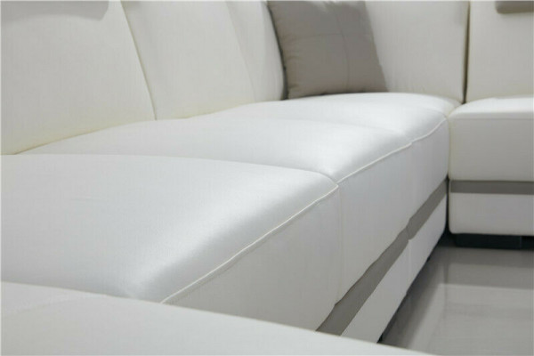 U-Form Sofa Canapé Polsterset Wunnlandschaft Design Luxus Ecksofa