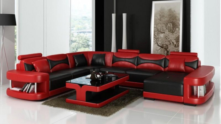 XXL grouss Wunnlandschaft U-Form Eckssofa Sofa Couch Polster Garnitur Lieder
