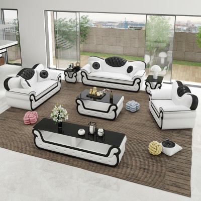 Modern Couch Stoff Sofagarnitur 3+2+1 Sëtzer Couch Sofa Polster Garnitur Nei