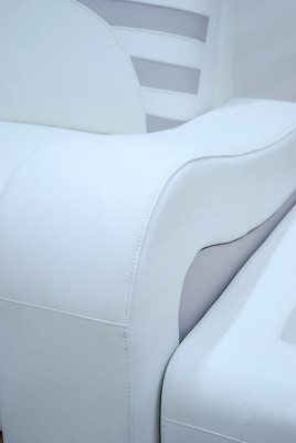 Modern Ecksofa L-Form Polster Ecksëtz Couch Dekor + Hocker