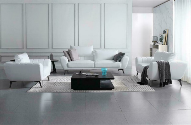 Liederdivan Canapé Wunnlandschaft 3+2+1 Sëtzer Divan Garnitur Design Neit