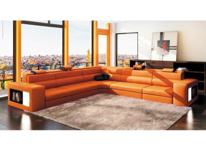 L-Form Modern Eckcanapé Couch Polster Lieder Design Canapé Garnitur