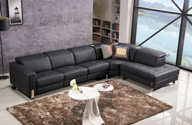 Luxus Canapé L-Form Liederkanapé Couch Wunnlandschaft Garnitur Design Modern Canapé Eckcanapé