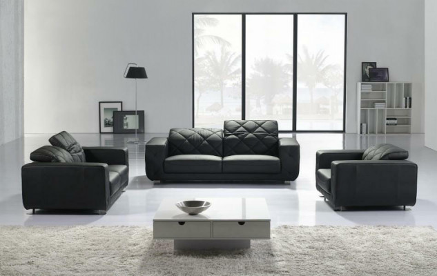 Liederkanapee Sofa-Garnitur 3+2+1 Sëtzer Set Garnitur Deko Polsterkanapee Couch