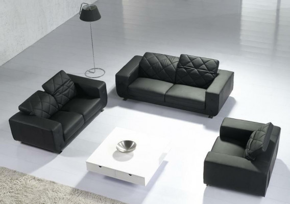 Liederkanapee Sofa-Garnitur 3+2+1 Sëtzer Set Garnitur Deko Polsterkanapee Couch