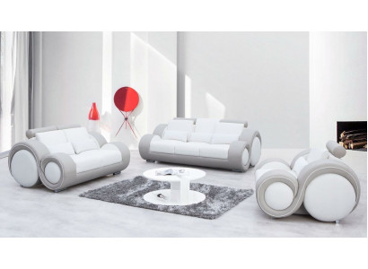 Design-Zweesëtzer-Sofas Couch Polster Deko Modern Couchen Sofa 2 Sëtzer