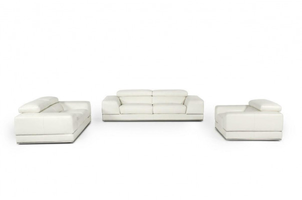 Ledercouch Couchganitur 3+2+1 Sëtzer Set Garnitur Polsterkiela Deko Canapé