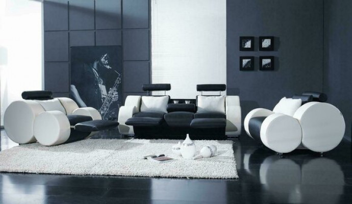Sofa-Set Ledersofa Sofa Canapéen Stillen Set Sofaen Polster Couch 3tlg