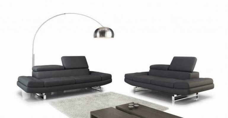 Ledercouch Wunnlandschaft 3+2+1 Sëtzer Garnitur Design Modern Sofa