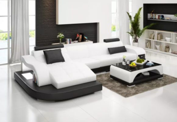Ecksofa Wunnlandschaft Lieder-Sofa Designer Sofa Sofa Canapé Canapé Ecksofa Orange