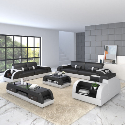 Canapé-Garnitur Polster 321 Sëtzer Set Design Sofaen Sofae Lieder Modern