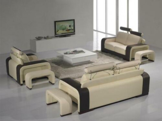 Lieder-Sofa Sofagarnitur 3+2+1 Set Deko Garnitur Polstersofa Couch
