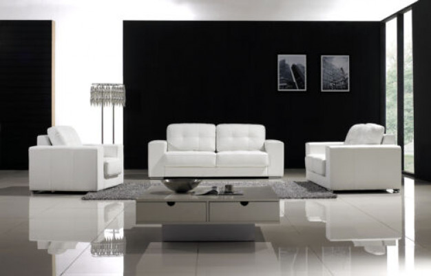 Sofagarnitur Design Couchen Sofassen 3+1+1 Sëtzer Set Lieder Sofa Garnituren