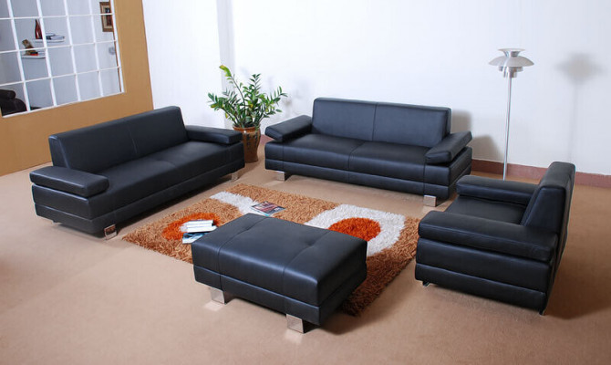 Sofagarnitur Design Couchen Sofassen 3+1+1 Sëtzer Set Lieder Sofa Garnituren