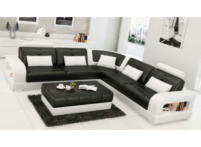 Polstersekziounssofa Sofa Canapé Wunnlandschaft Lieder Eckkanapéën Garnitur