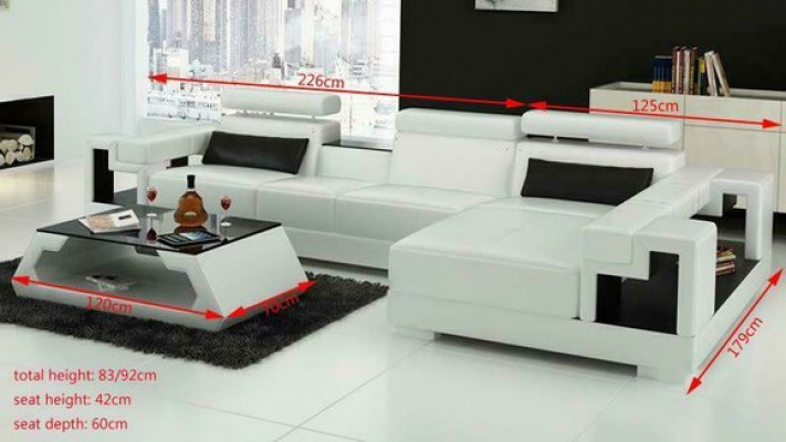 Eckcouch Liederkanapee Wunnlandschaft L-Form Sofa Couche Polster Sëtz Eck