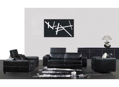 Komplett Sëtz Sofagarnitur 3+2 Sëtz Design Sofa Canapé Grupp Nei