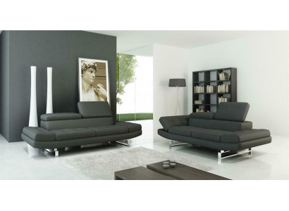 Komplett Set Sofagarnitur 3+1+1 Sëtzer Designer Wunnloandschaft 3-dlg xlmoebel