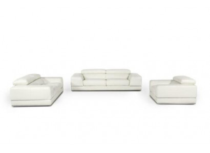 Ledercouch Lounge-Wunnlandschaft 3+1+1 Nei Garnitur Couch Sofagarnitur