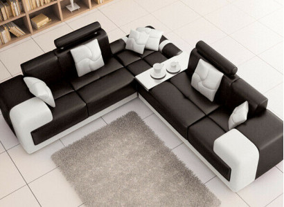 Canapé Eckcouch L-Form Couch Garnitur Déngtem Canapé Wohnlandschaft
