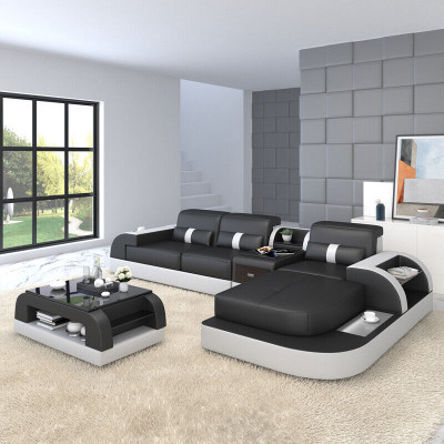 Eckcouch L-Form Wunnlandschaft Sofa Canapé Polster Ecke Garnitur Lieder