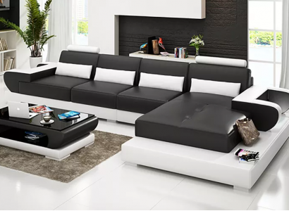 Canapé Liederkanapé Eckcouch Polstergarnitur Couch Eckgarnitur Wunnlandschaft Polster