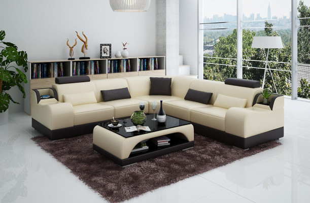 Eckcouch Couch Polster Wunnlandschaft Eck Garnitur Ecke Lieder Sofa Gro.
