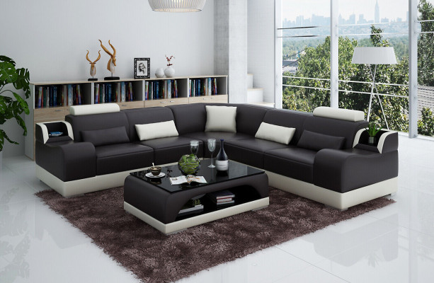 Eckcouch Couch Polster Wunnlandschaft Eck Garnitur Ecke Lieder Sofa Gro.
