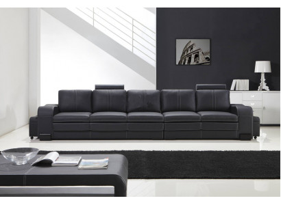 Design Polster Luxus Sëtz Sofa Canapé Lieder Textil Sofa 5 Sëtzer Fënnef Sëtzer xlmoebel