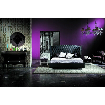 Luxus Designer Bett Chesterfield Liederbett Polsterbett Schlofkummer Bestietteschbett