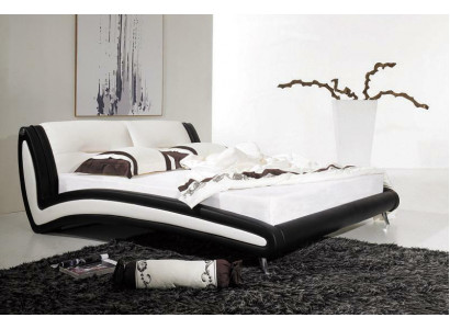 Designerbett Betten Eebett Duebelbett Polsterbett Schlofzëmmer Liederbett