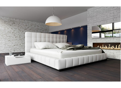 Designer Polsterbett Bett Wäiss Better Liederbett Duebelbett Eebett Designerbett